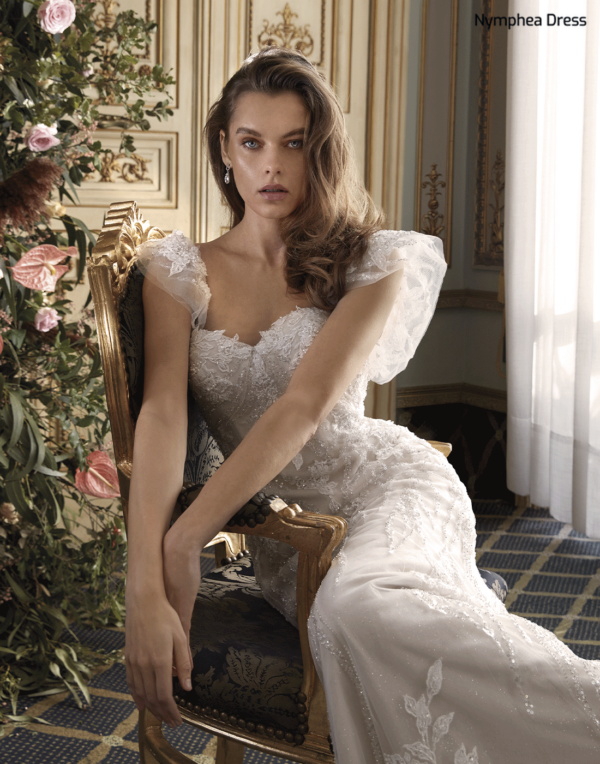 Robe de Mariée Demetrios Platinium Style DP485  by Nymphea Dress – Image 2